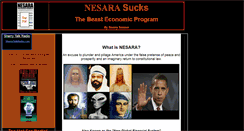 Desktop Screenshot of nesarasucks.com